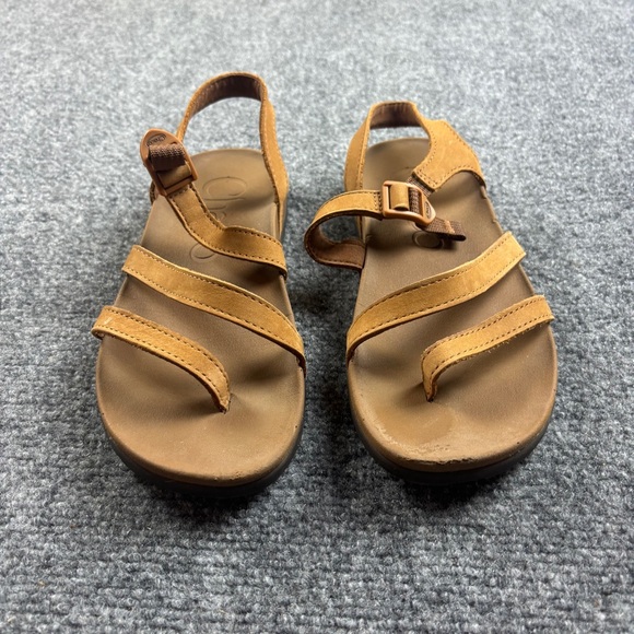 CHACO Women’s Lowdown Strappy Sandal Brown Leather size: 7 - Picture 8 of 8